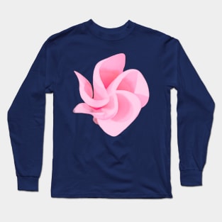 Frangipani bloom in pink Long Sleeve T-Shirt